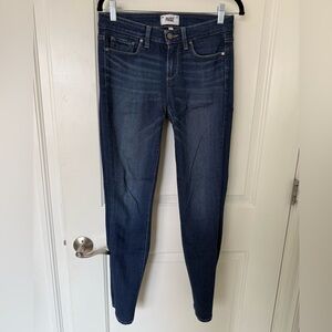PAIGE Dark Blue Skinny Jeans